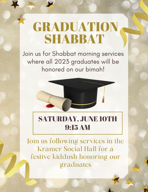 Banner Image for Graduation Shabbat Services