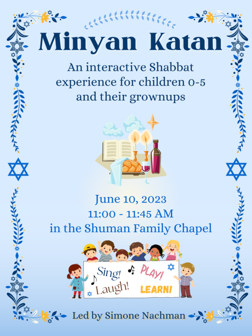 Banner Image for Minyan Katan