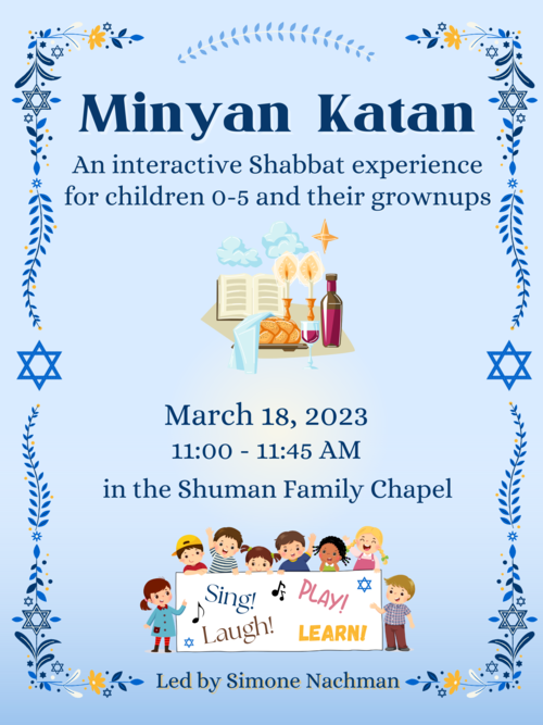 Banner Image for Minyan Katan